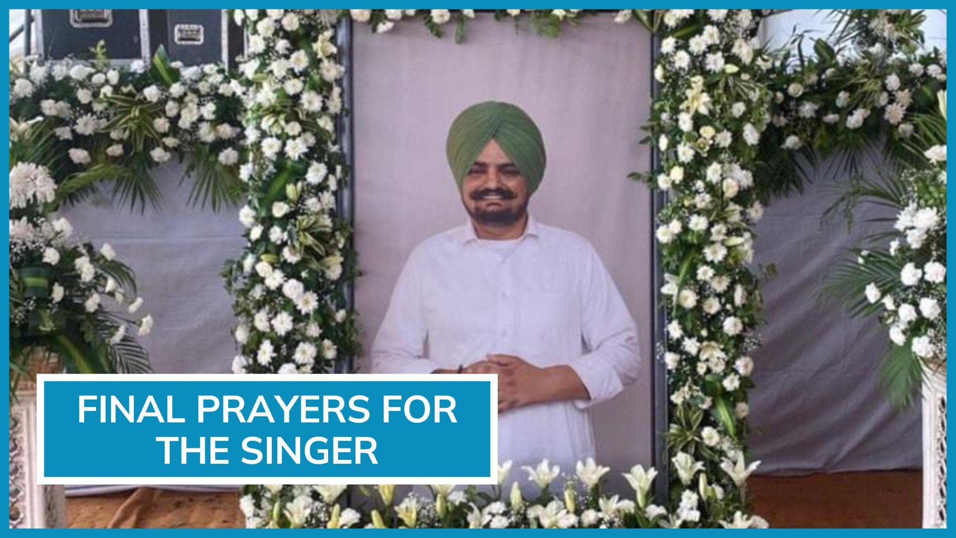 Thousands gather in Punjab's Mansa to pay final respects to Sidhu Moose Wala