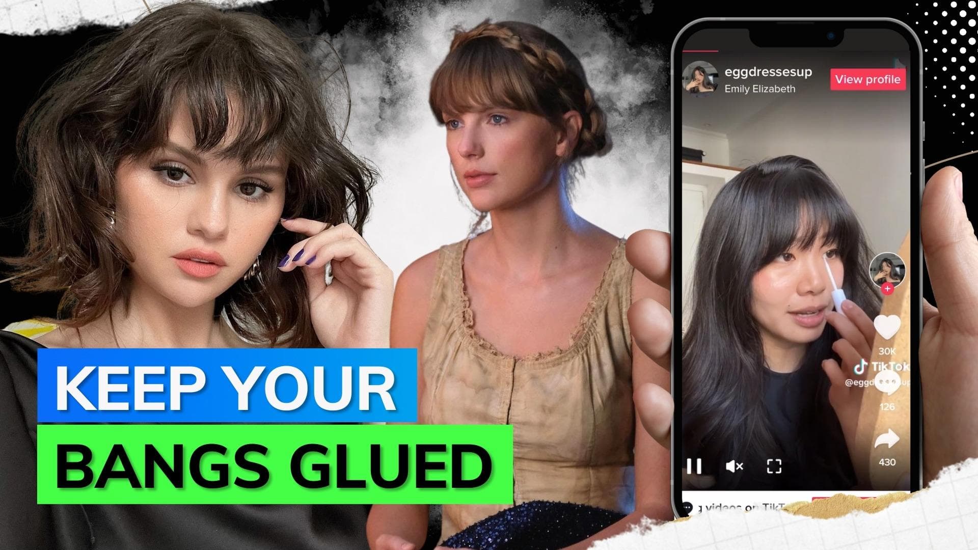 TikTokers are applying eyelash glue to get perfect bangs but how safe it is