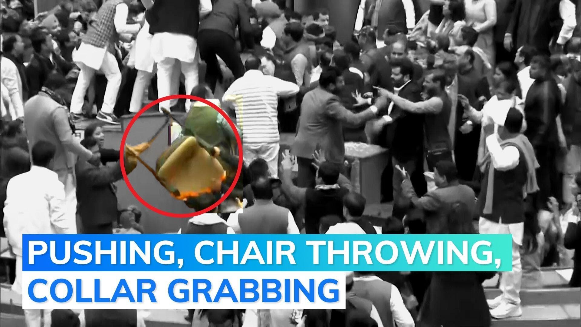 Delhi Mayor poll: violent fight between AAP, BJP councillors; MCD session adjourned without voting