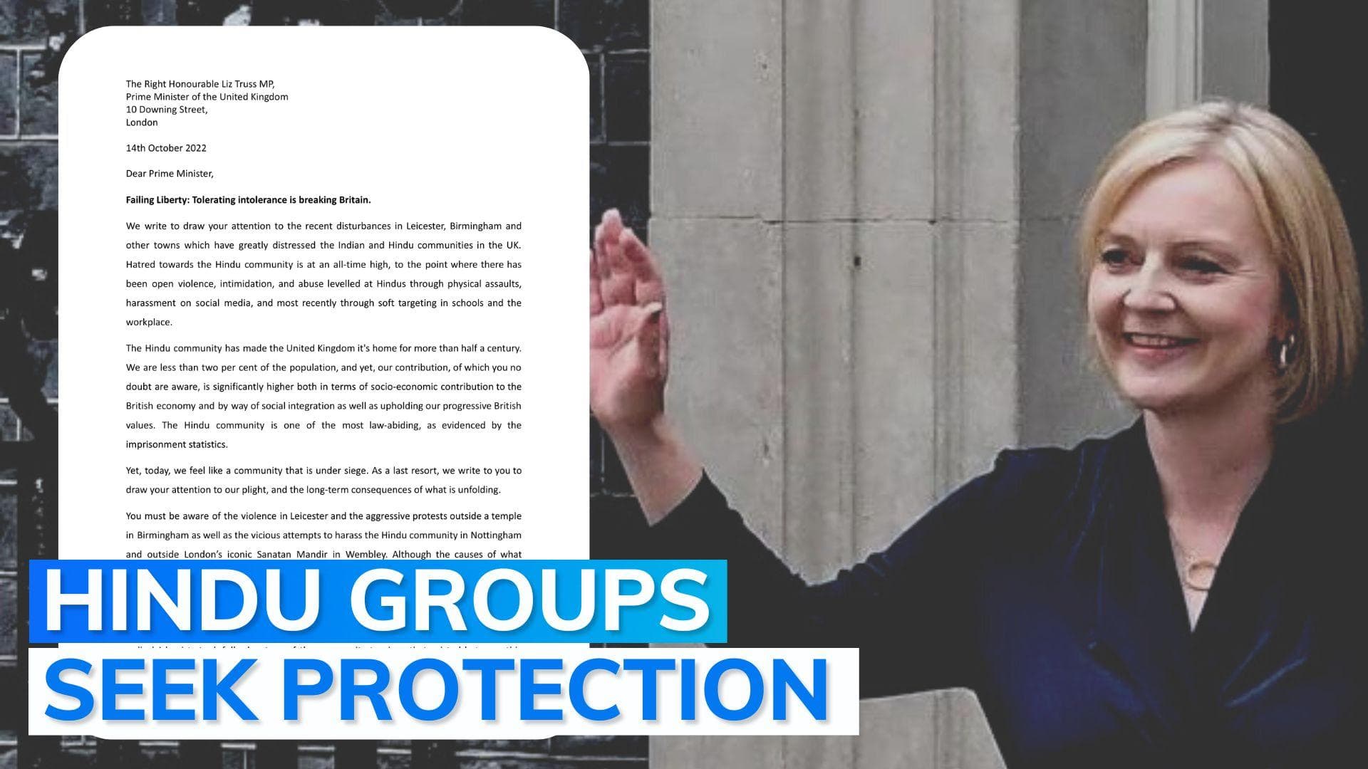 Over 180 Hindu groups write to UK PM, say they are ‘living in fear’