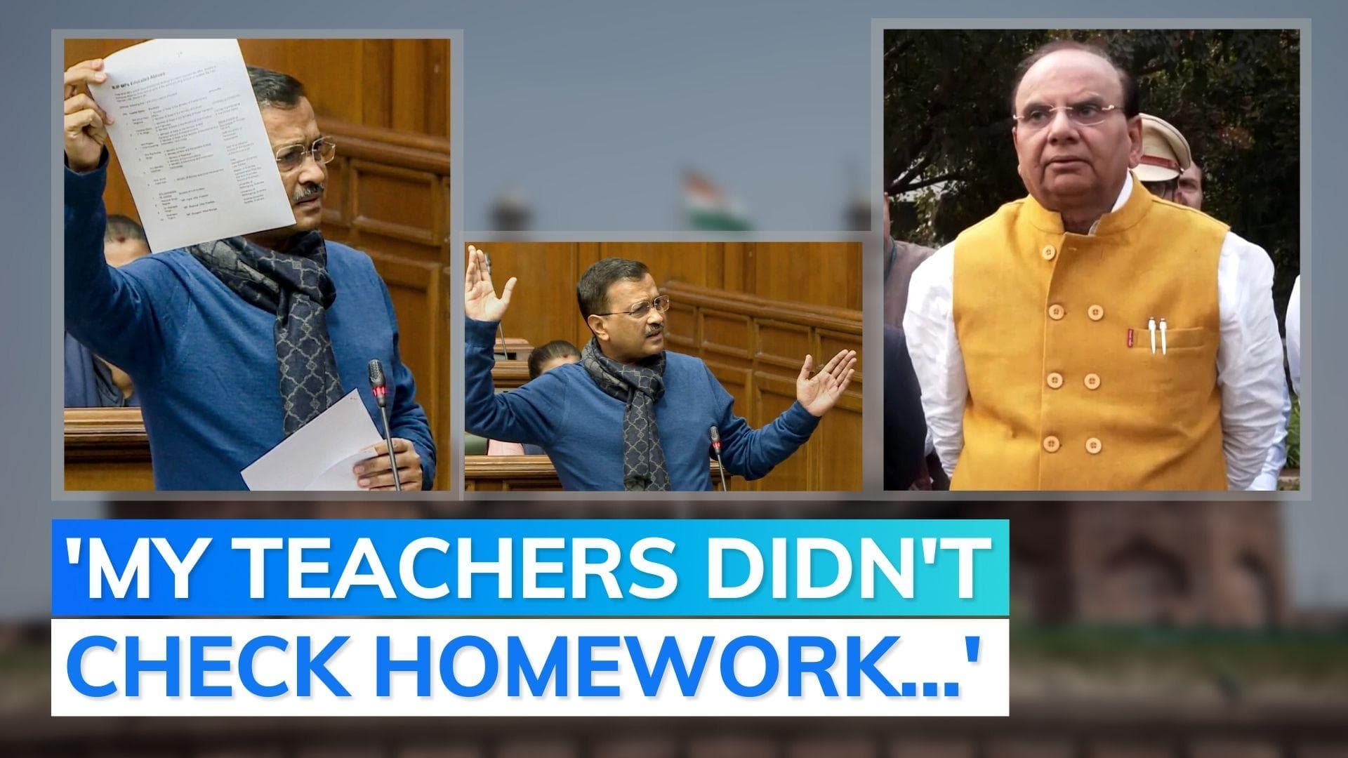 'LG not my headmaster': Delhi CM Arvind Kejriwal slams VK Saxena in Assembly speech