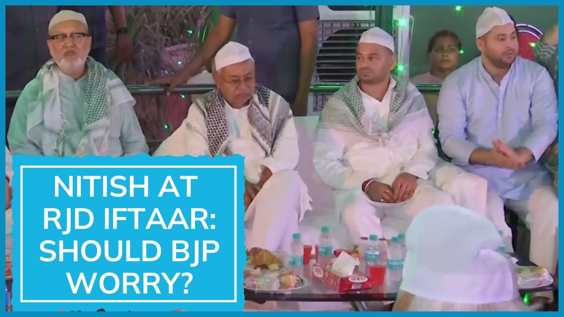 Nitish Kumar warning BJP? Bihar CM attends Opposition RJD's iftaar party amid BJP-JD(U) rift rumours