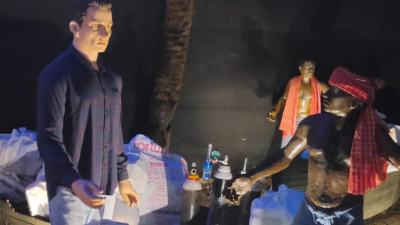 Watch! Sonu Sood is inspiration behind this Kolkata Durga Pandal, actor shares video