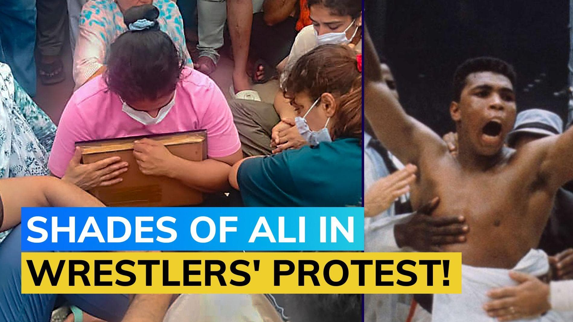 Wrestlers protest: When Muhammad Ali threw his gold medal into the river
