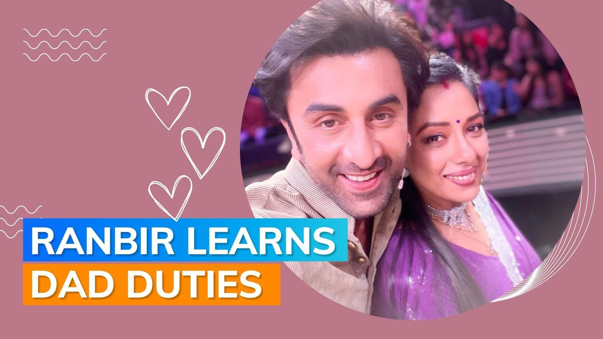 Ranbir Kapoor wants to become world's best dad, learns father duties from 'Anupamaa' star Rupali Ganguly