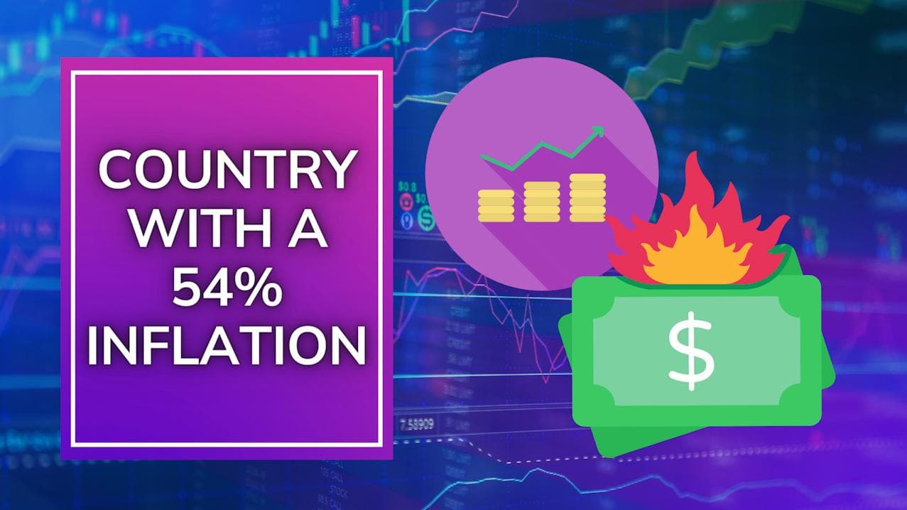 This country has an inflation rate of 54% and it is about get a lot worse