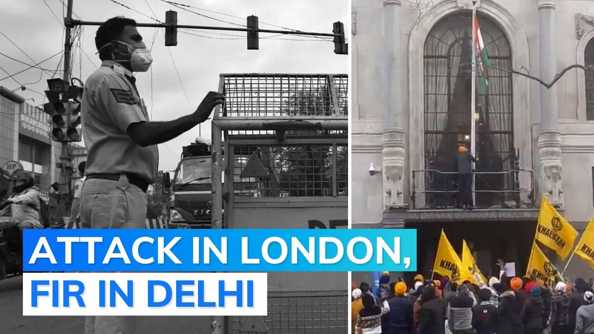 Delhi police registers case over attack on Indian High Commission in London