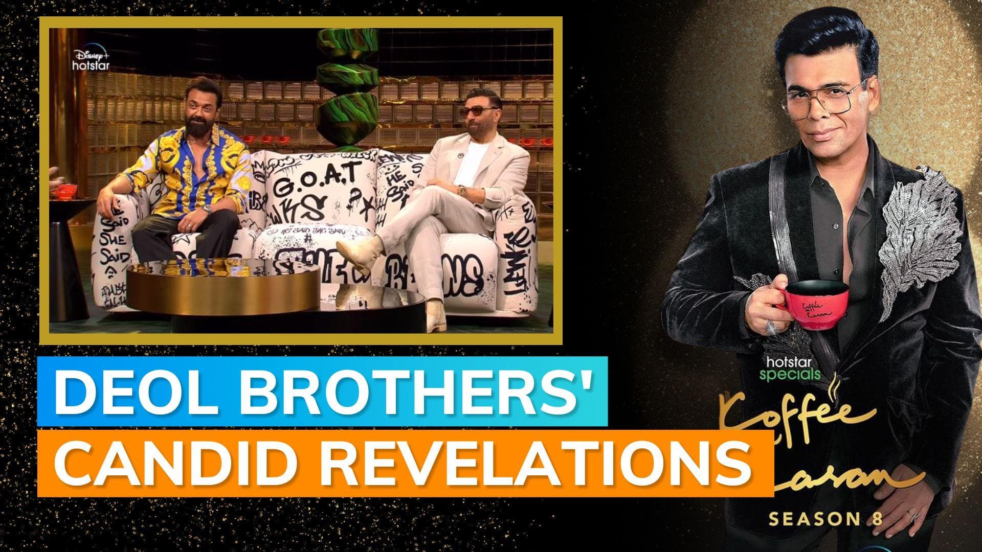 ‘Koffee With Karan 8’: Sunny and Bobby Deol, the ‘unapologetic legacy movie stars’, to grace the couch