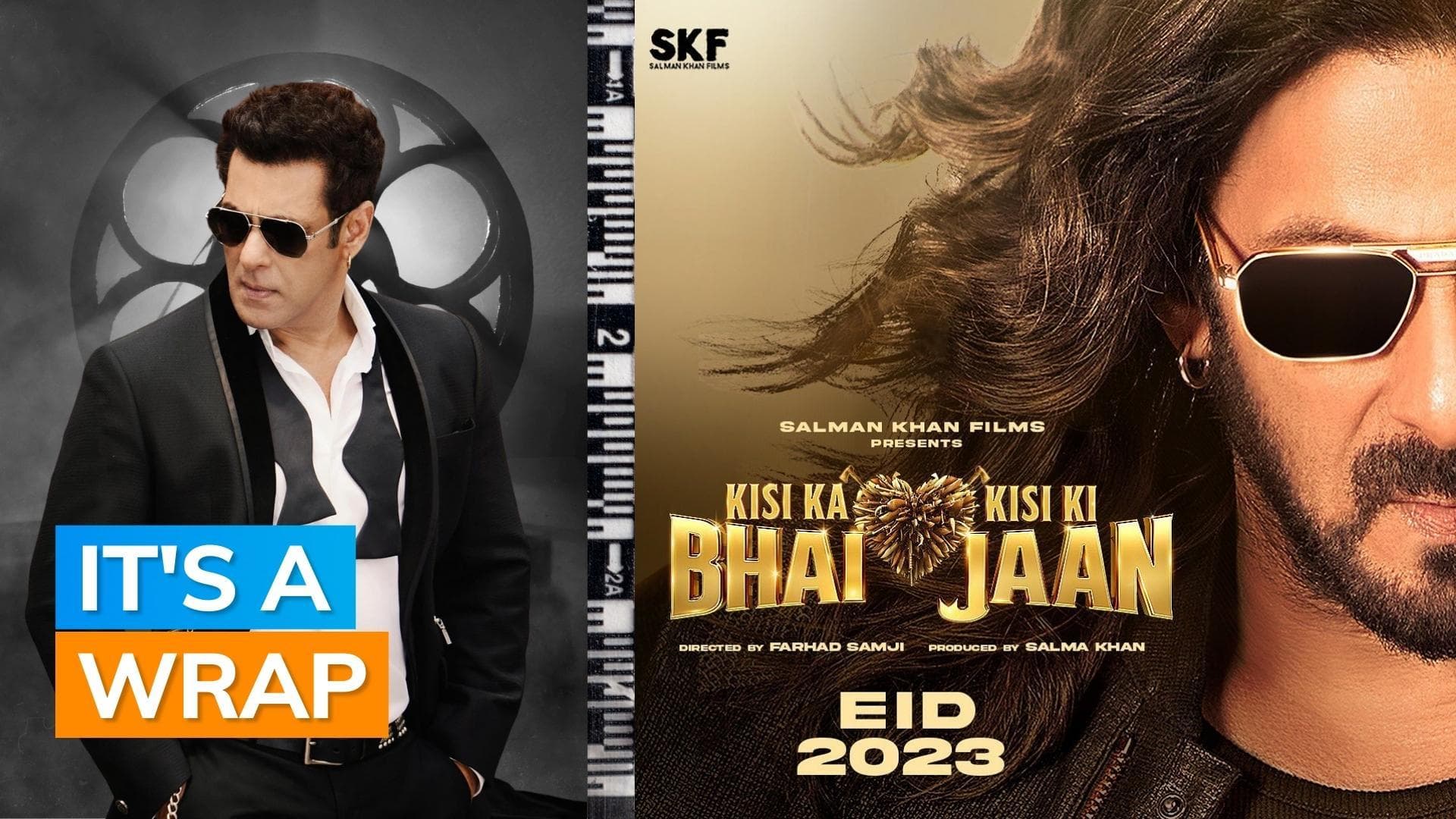 Salman Khan announces the wrap of ‘Kisi Ka Bhai Kisi Ki Jaan’; fans 'can't wait' for the Eid release