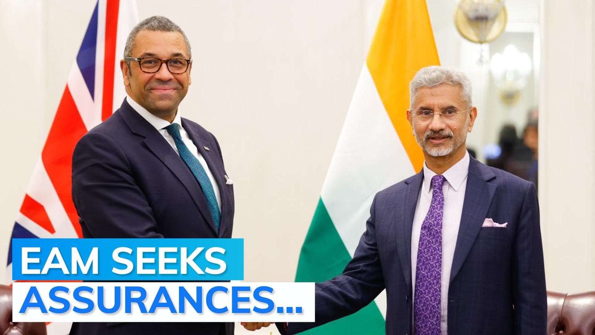 Leicester clash: Jaishankar meets British counterpart, raises concerns about safety of Indian community