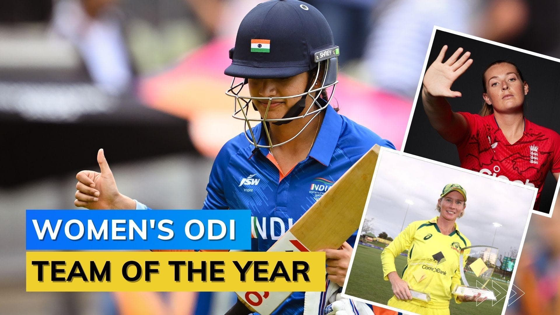 3 Indian players feature in ICC Women's ODI Team of the Year