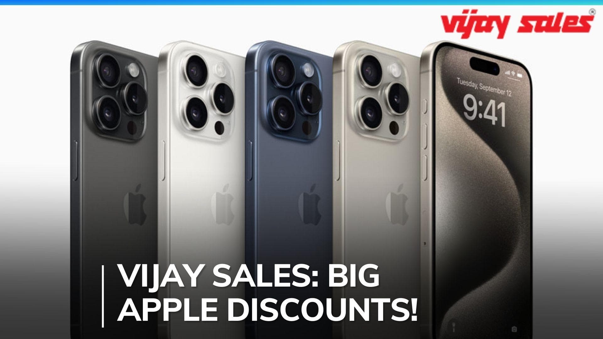 Vijay Sales Apple Days Sale: Discounted iPhones, iPads, MacBooks, and more
