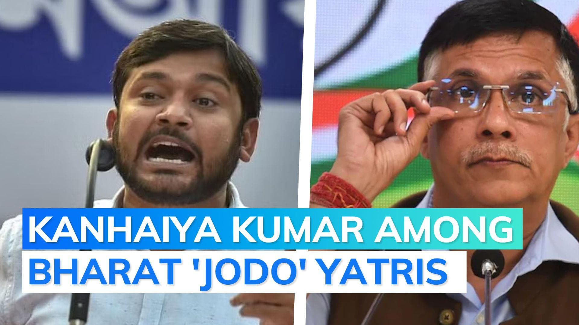 Kanhaiya, Khera among 'Bharat Yatris' to walk 3,500 km during Cong's foot march