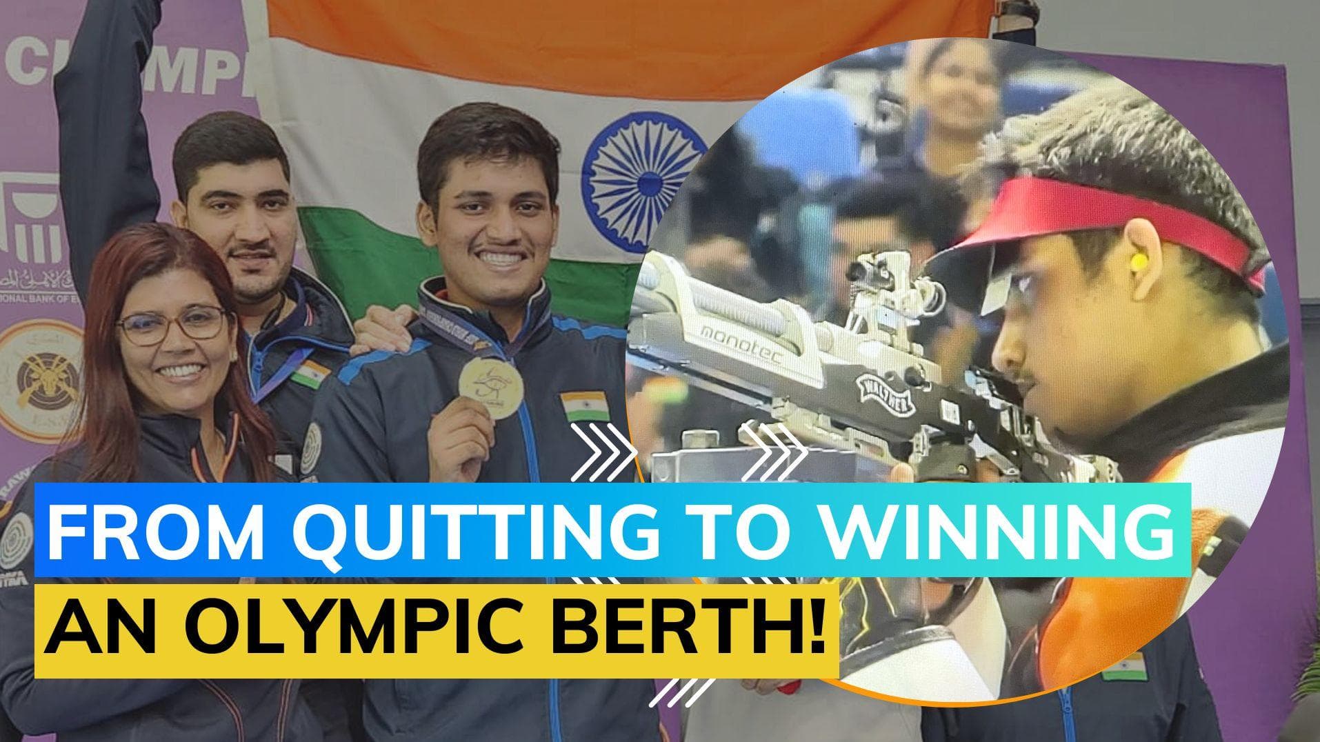 18-year-old Rudrankksh Patil wins ISSF World Championship, secures Paris Olympics quota