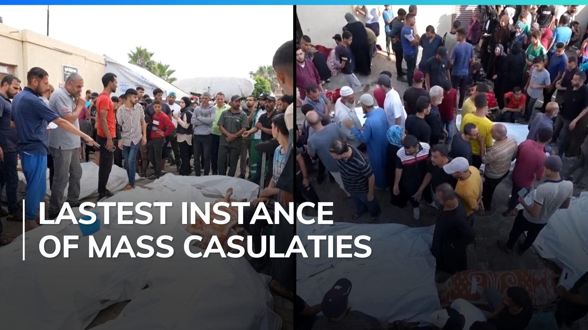 Israeli strike kills at least 33 sheltering in Gaza school