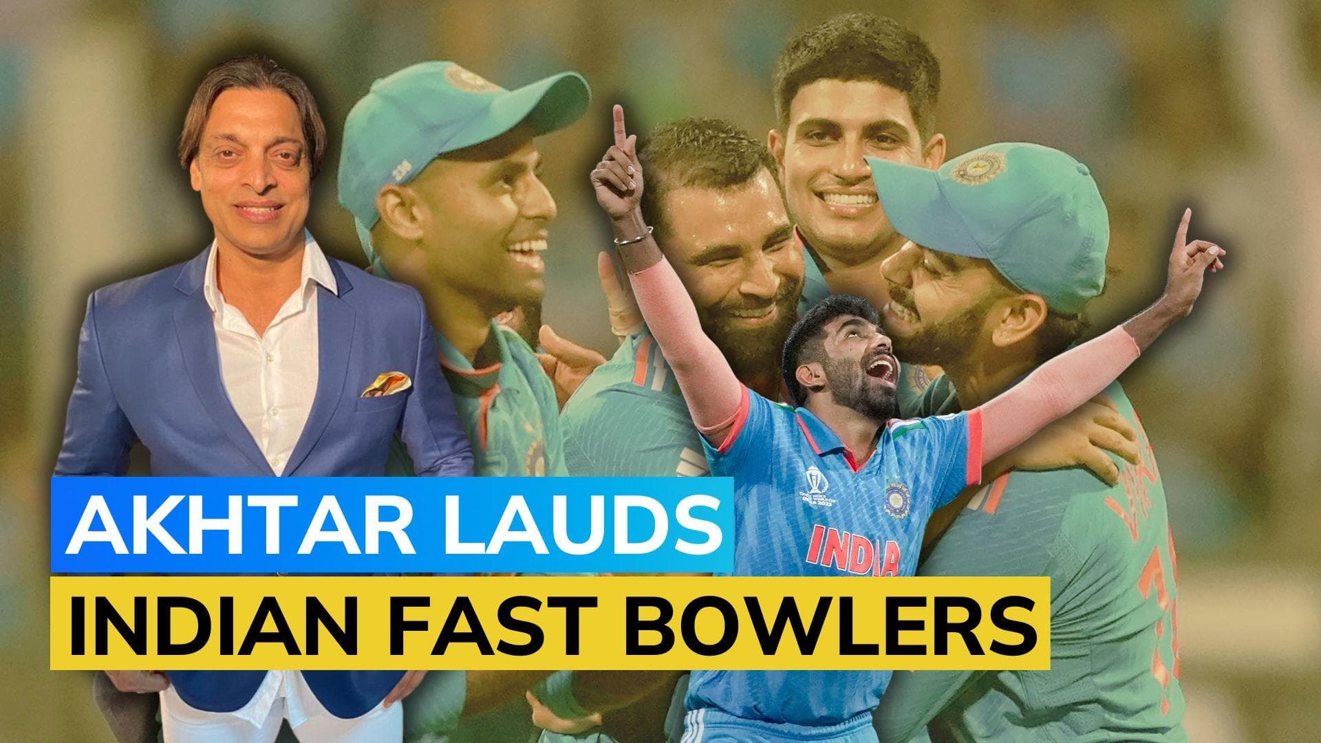 Shoaib Akhtar hails pace trio of Shami, Bumrah and Siraj, calls India 'ruthless' | Cricket World Cup