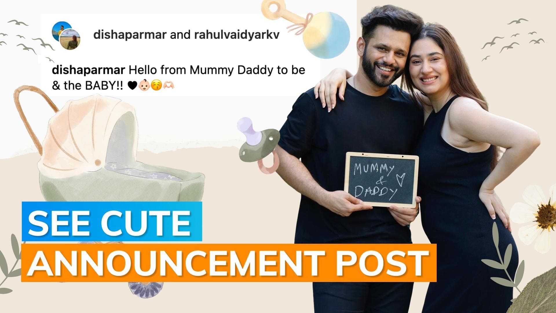 Rahul Vaidya and Disha Parmar announce pregnancy; share ultrasound pic
