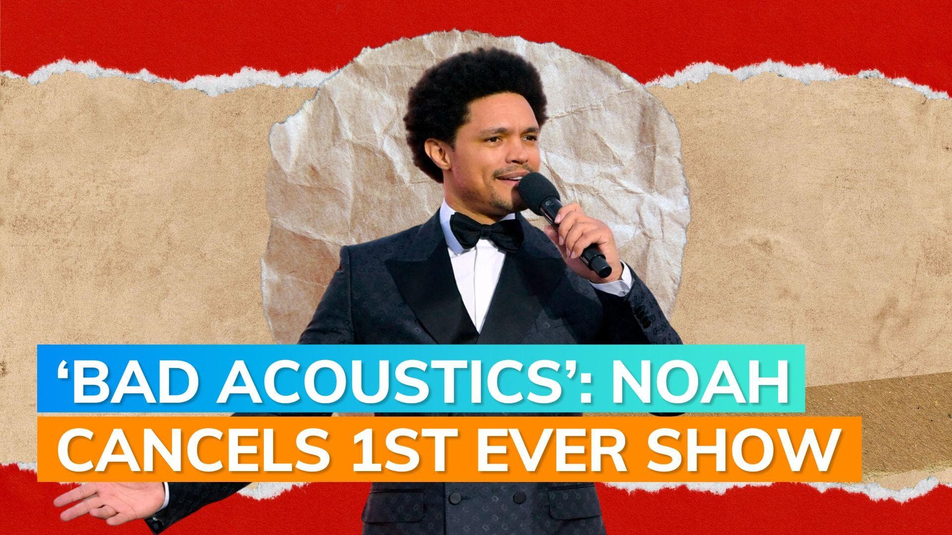 Watch: Shouts of disappointment as Trevor Noah announces Bengaluru show cancellation