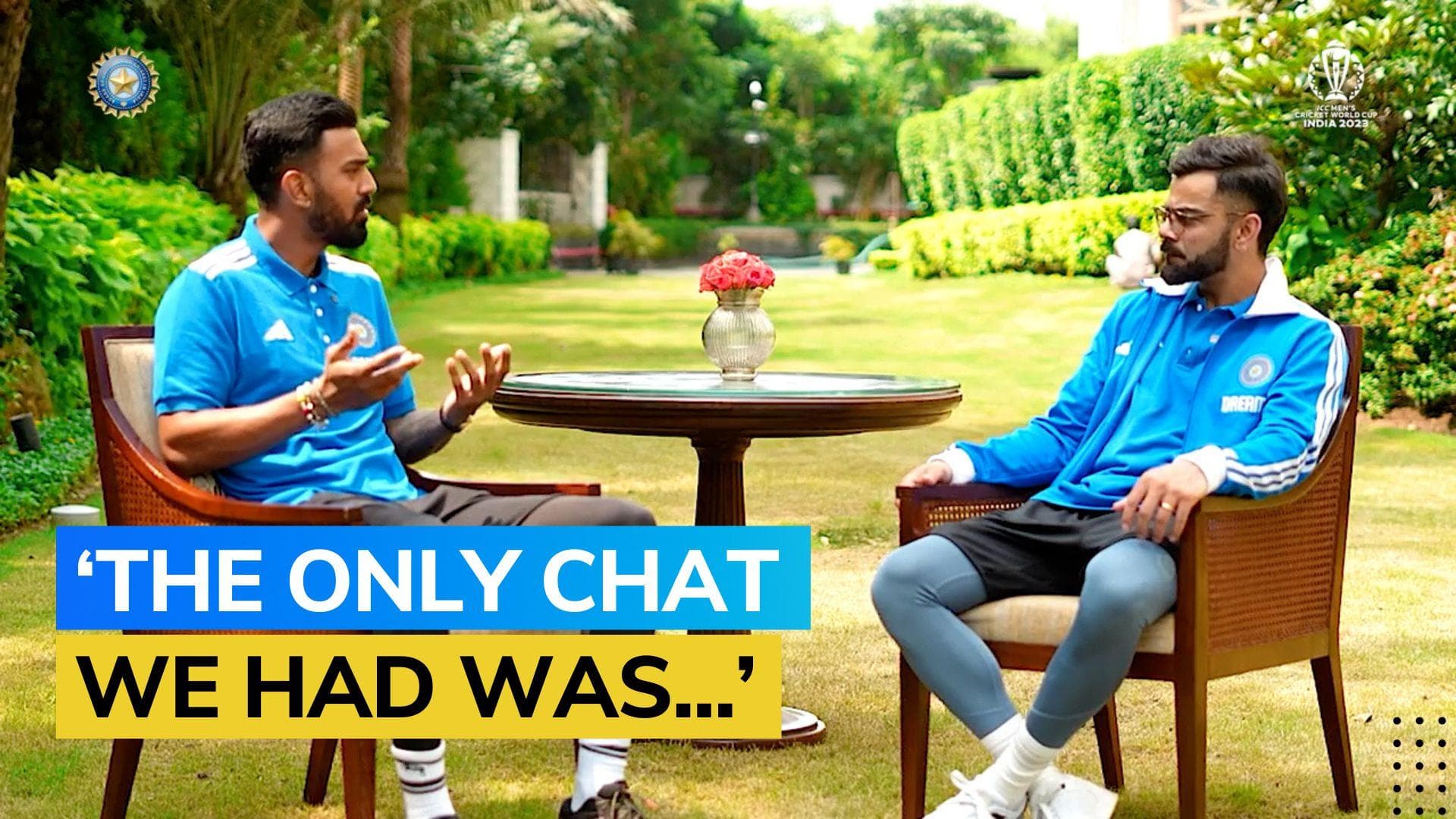 Virat Kohli and KL Rahul reveal chat they had during 165-run partnership vs Australia | ODI World Cup
