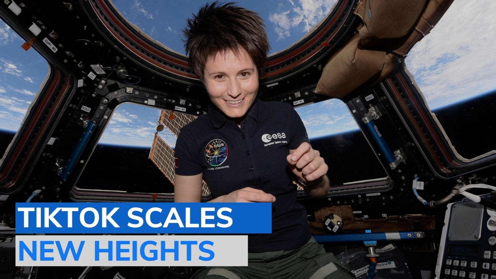 At the 'final frontier': watch astronaut's TikTok videos created in space