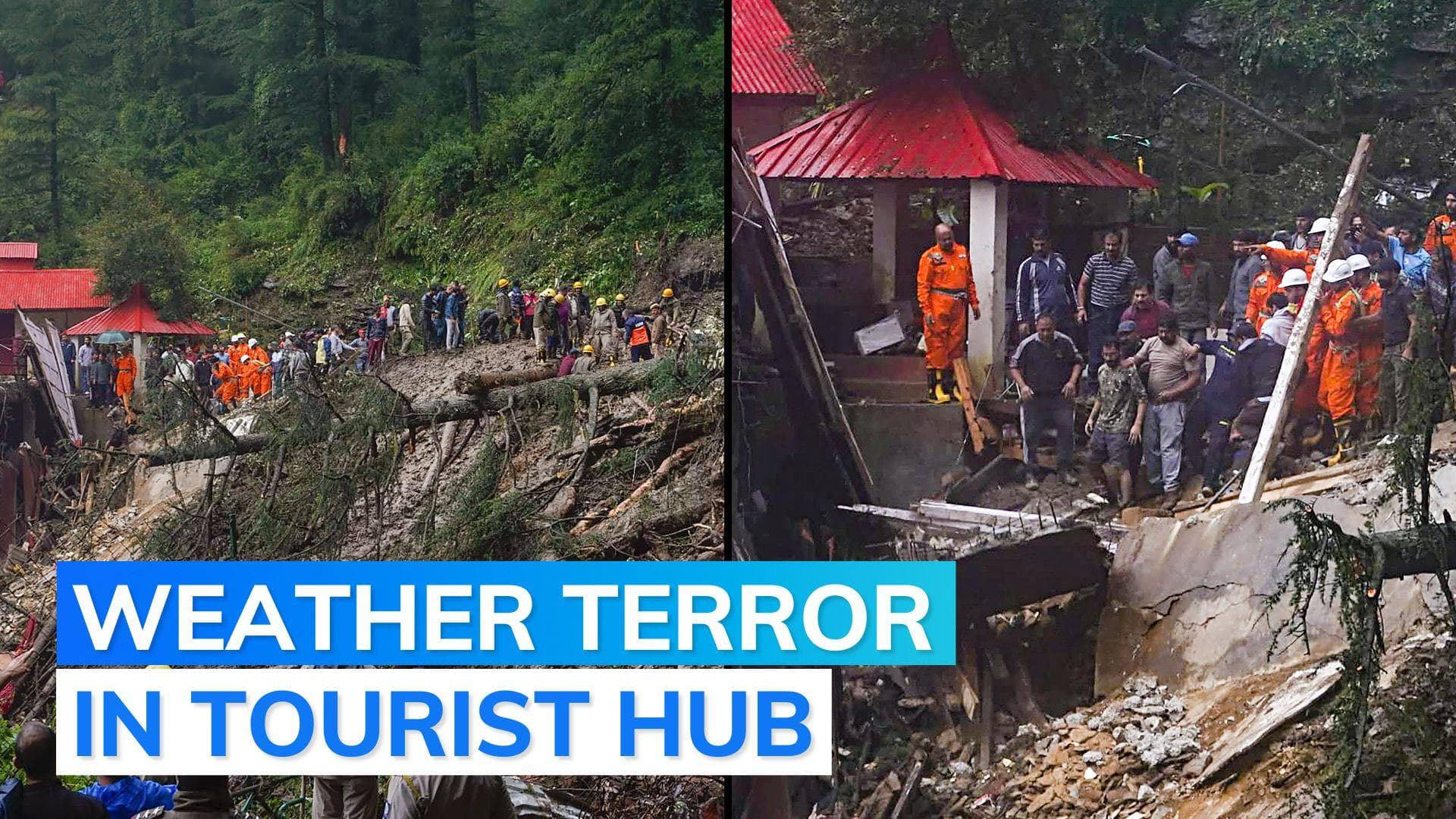 Shimla: Many dead, trapped after landslides caused by heavy rain