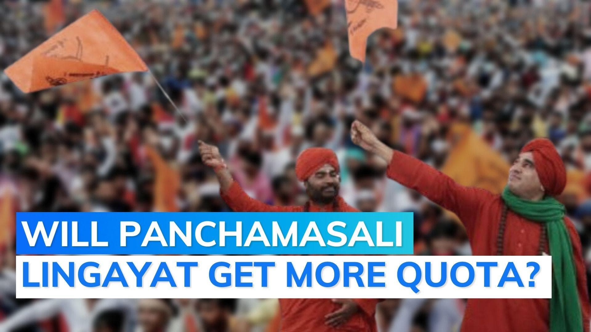 Watch: Karnataka's Panchamasali Lingayats carry out foot march in Belagavi. Here's why