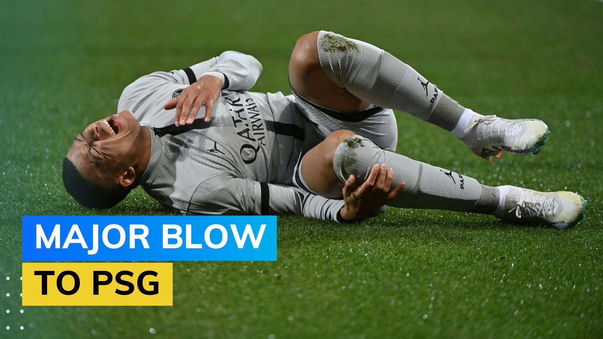 Kylian Mbappe out for 3 weeks, to miss PSG vs Bayern Munich Champions League clash