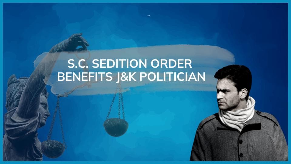 PDP leader Waheed Para gets bail: First person to benefit from SC's sedition law ruling
