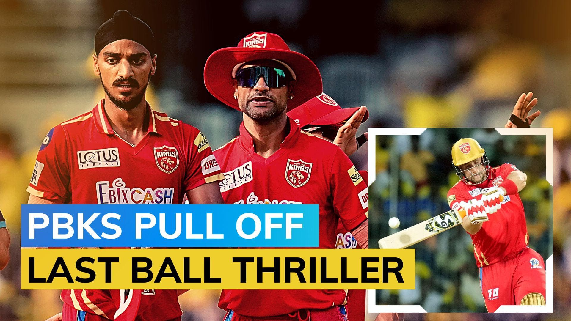 IPL 2023: Punjab Kings chase down 201 to beat CSK by 4 wickets