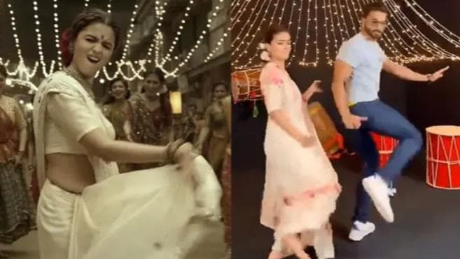 Ranveer Singh और Alia Bhatt ने गंगूबाई काठियावाड़ी के गाने 'धोलिदा' पर ठुमके लगाए, देखें VIDEO 