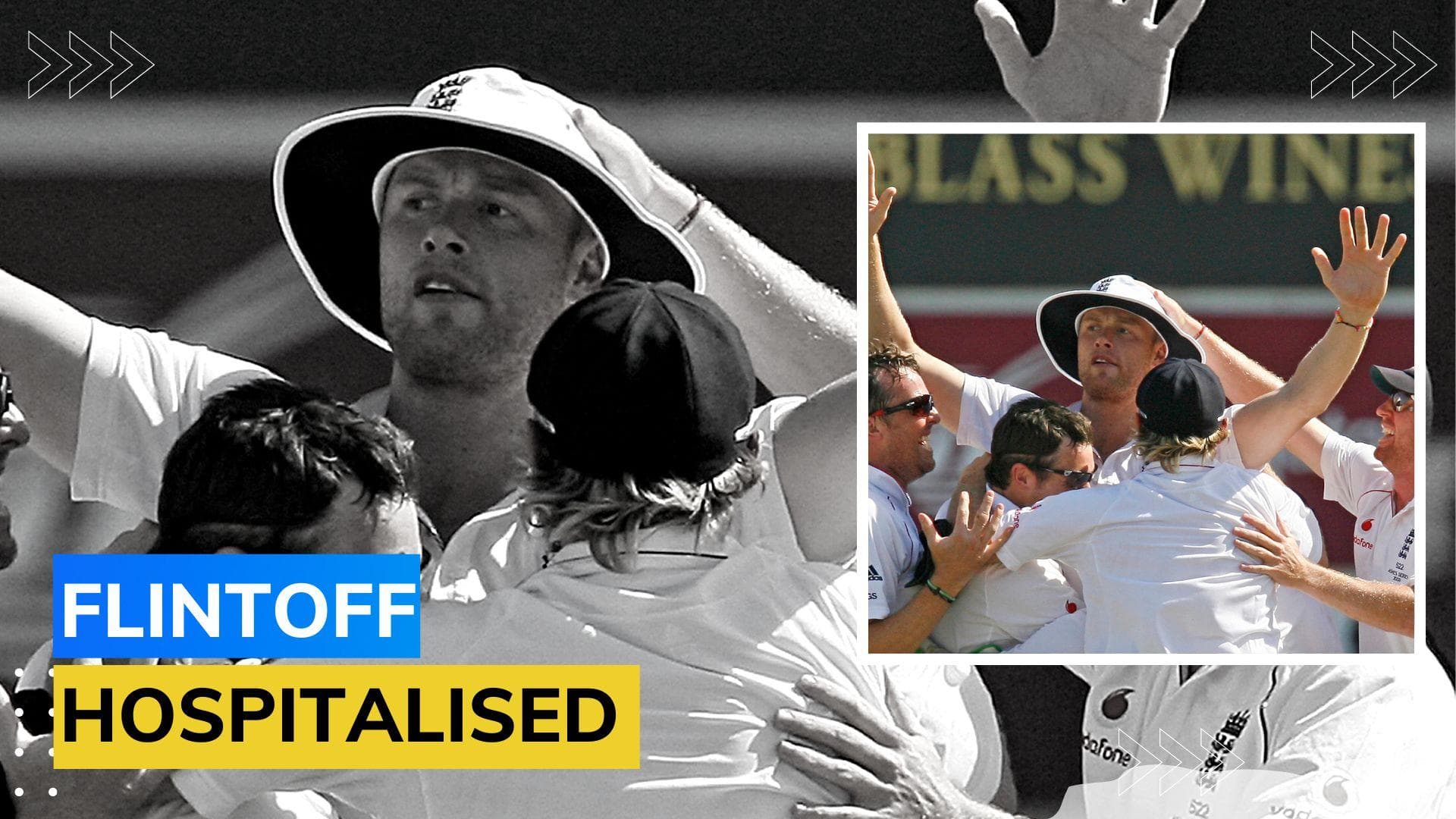 Former England cricketer Andrew Flintoff hospitalised following car accident 