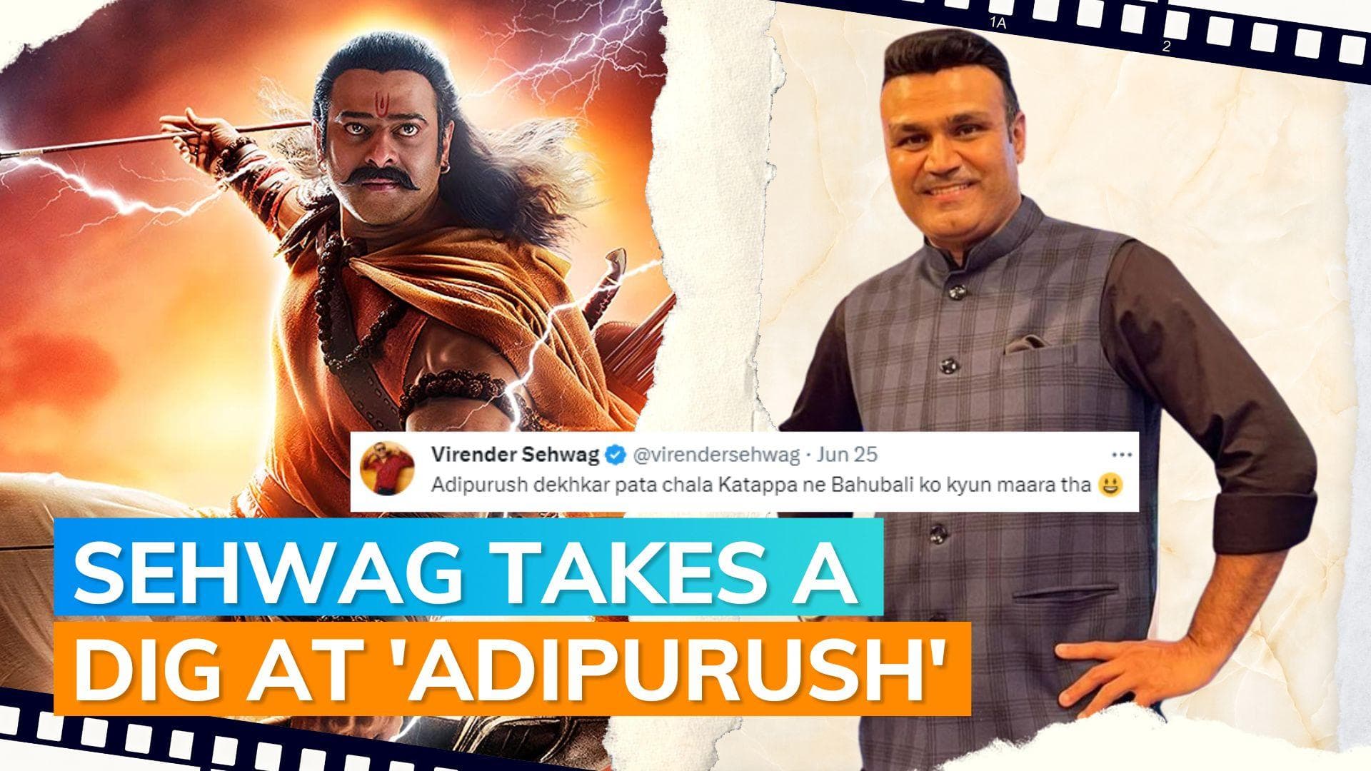 Virender Sehwag trolled as he reviews Prabhas starrer ‘Adipurush’; here’s what he said