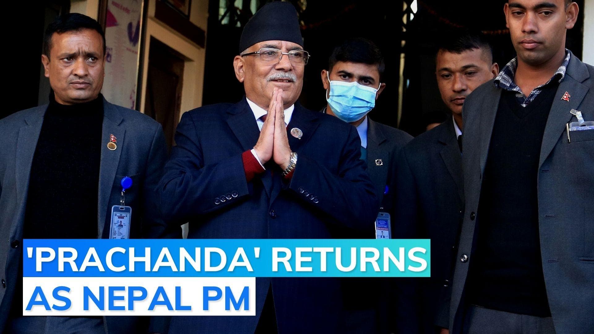 Pushpa Kamal Dahal 'Prachanda' appointed Nepal's PM