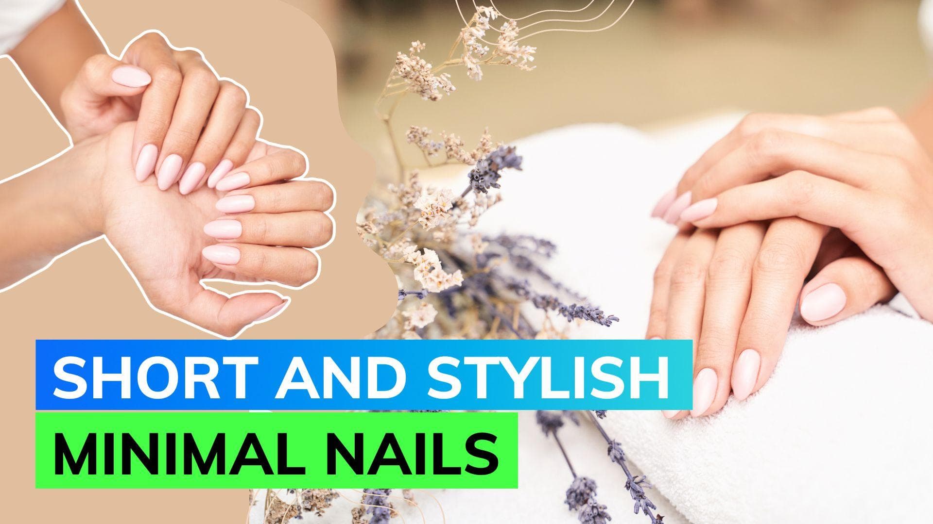 Minimal nails is the latest trend that embraces elegance and effortless style