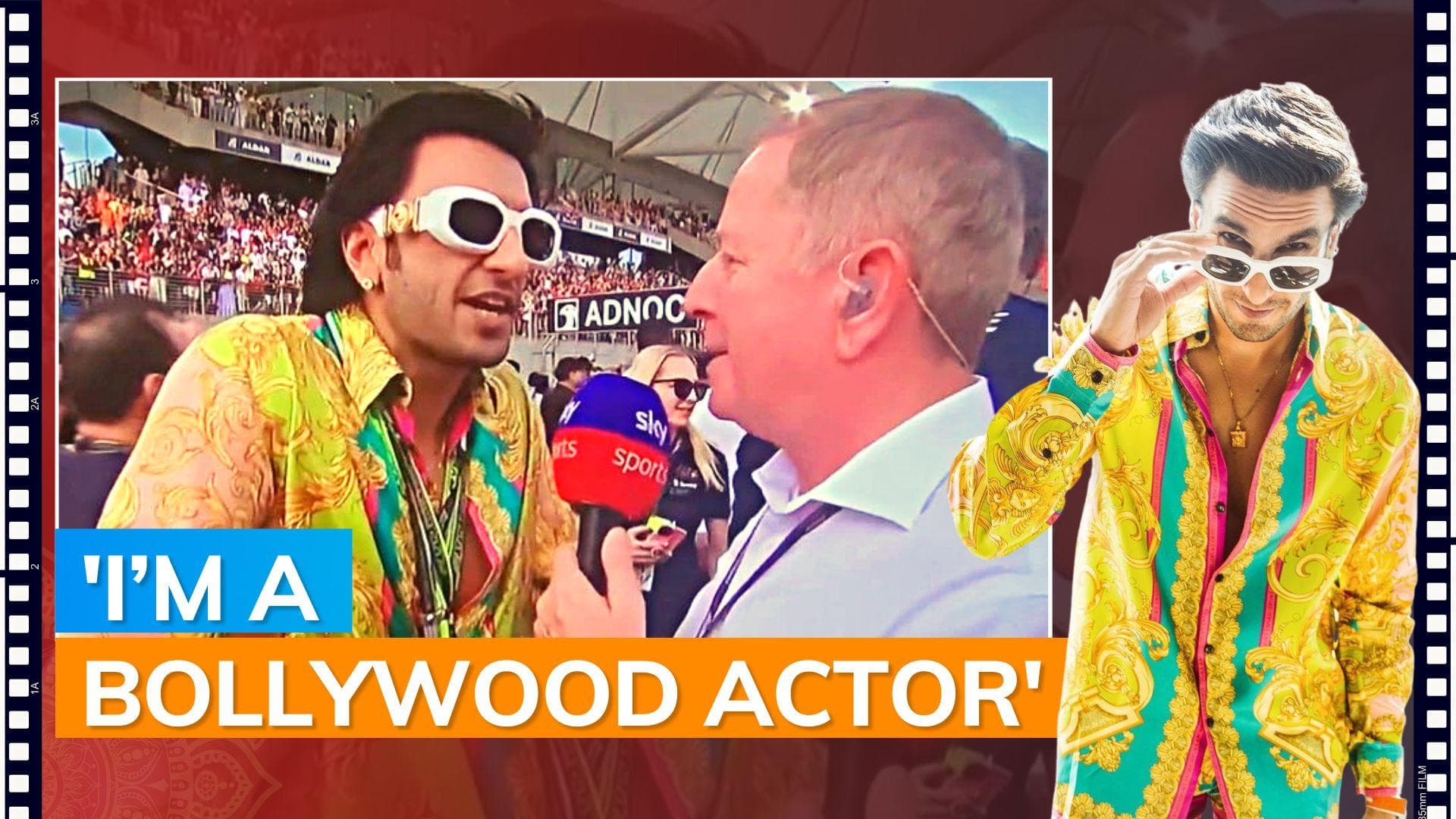 F1 veteran Martin Brundle asks Ranveer Singh 'who are you' at event; here's how the actor responded