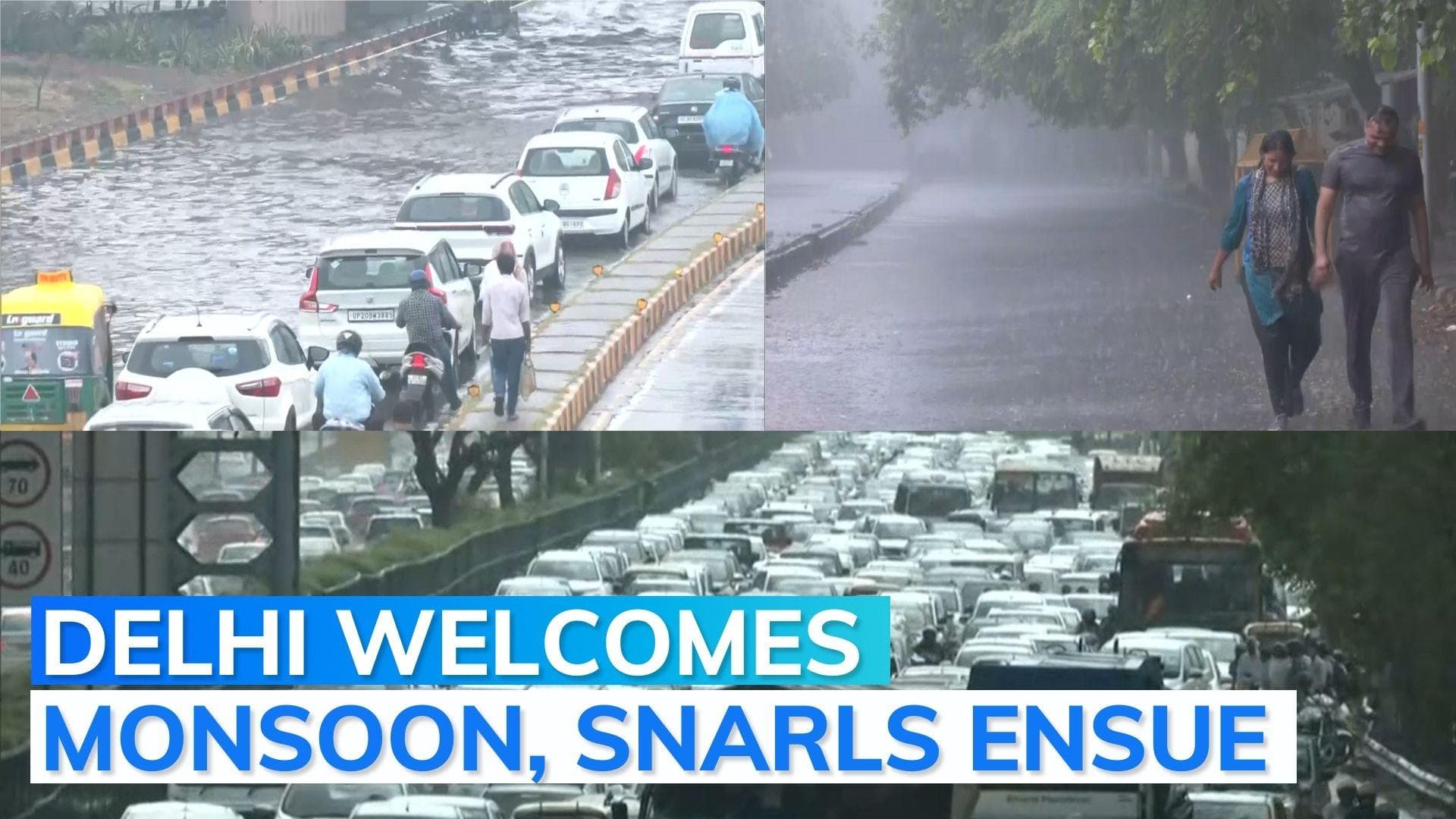 Delhi weather update: Monsoon arrives in capital, familiar rain woes ensue