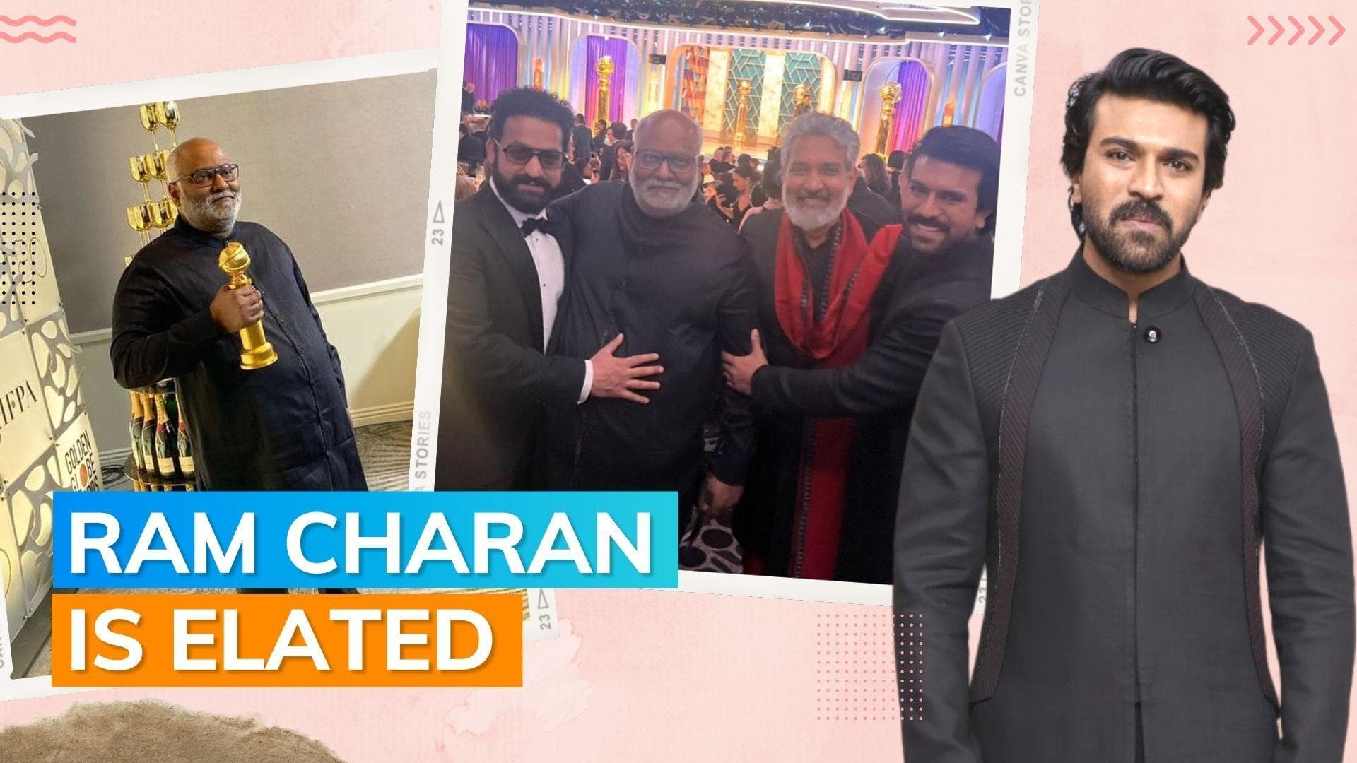 Ram Charan reacts after 'RRR's 'Naatu Naatu' wins Best Original Song: '& WE WON THE GOLDEN GLOBES'