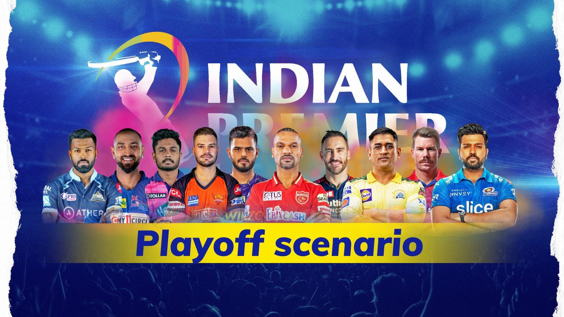 IPL 2023 playoffs qualification possibilities for each team after PBKS vs DC match