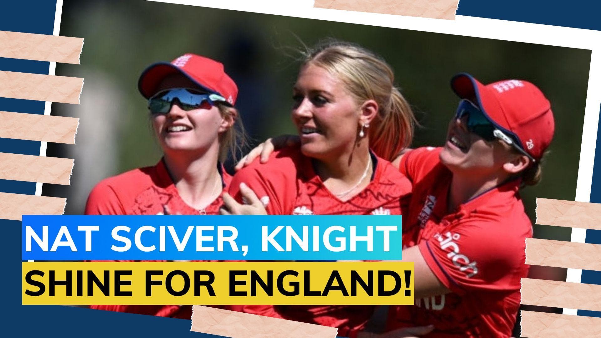 WATCH Highlights, Women's T20 World Cup: England register easy 7-wicket win against West Indies 