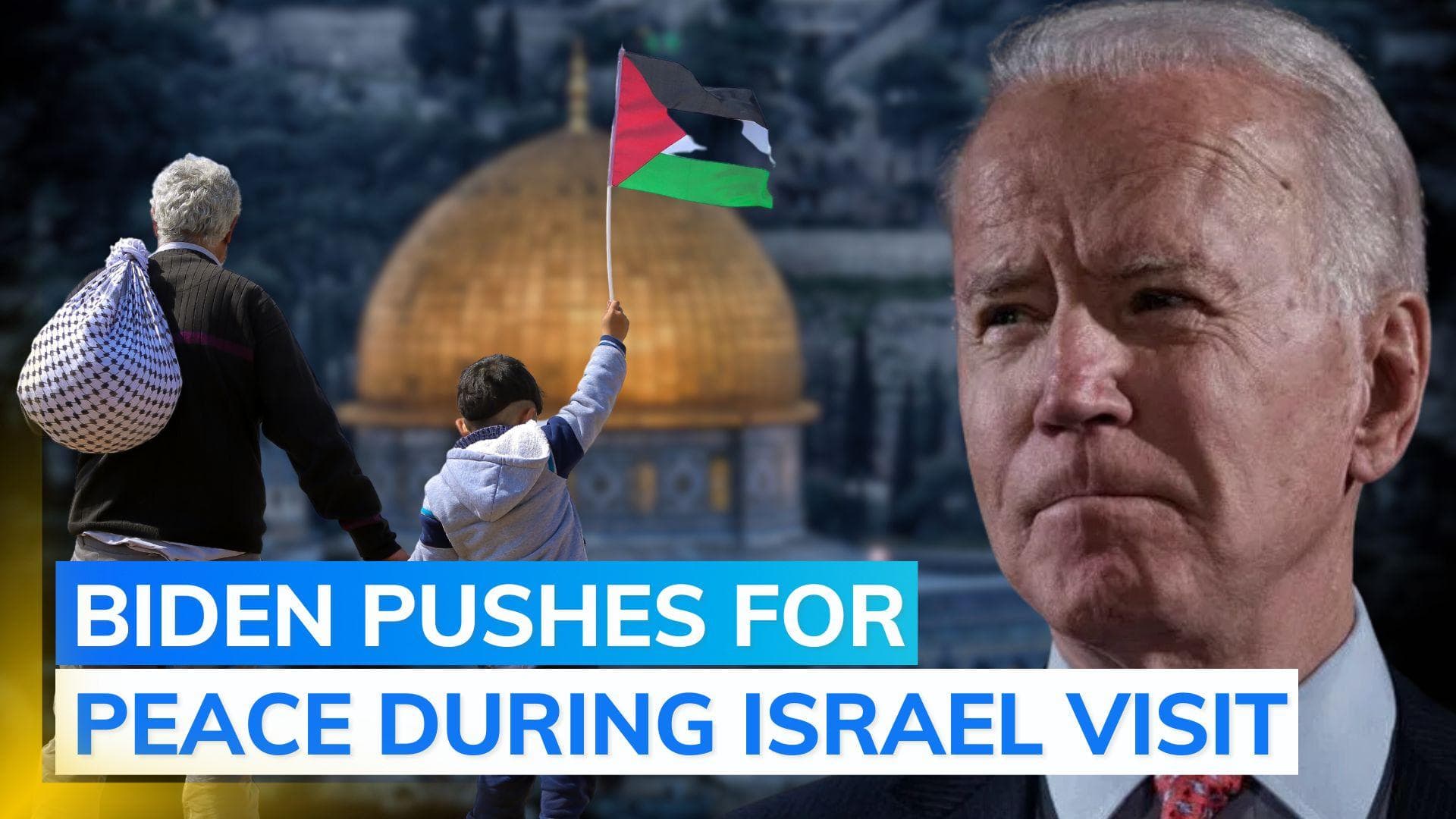Biden says he supports two-state solution, announces aid for Palestine