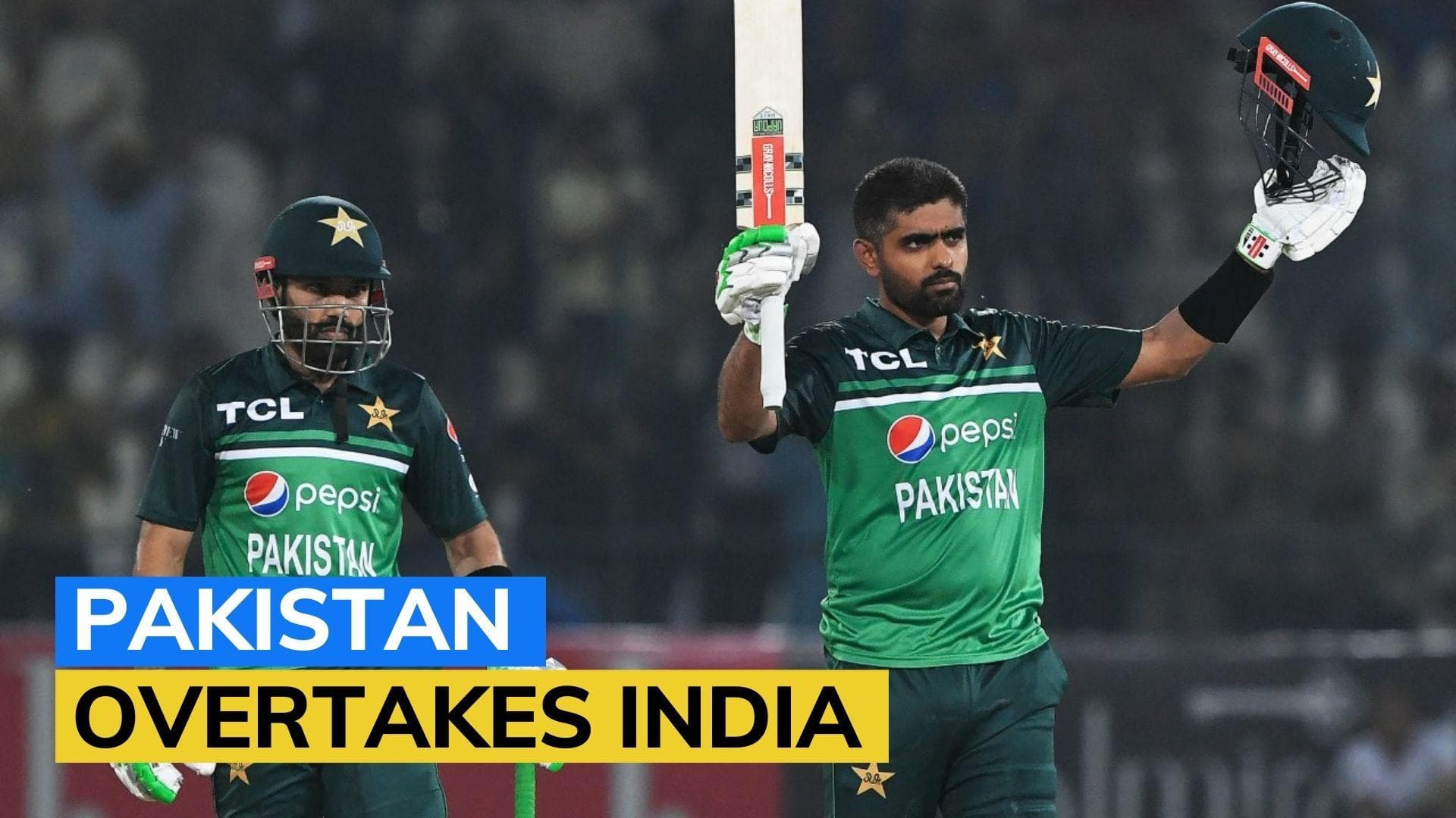 Pakistan overtakes India in latest ICC Men's ODI Team Rankings