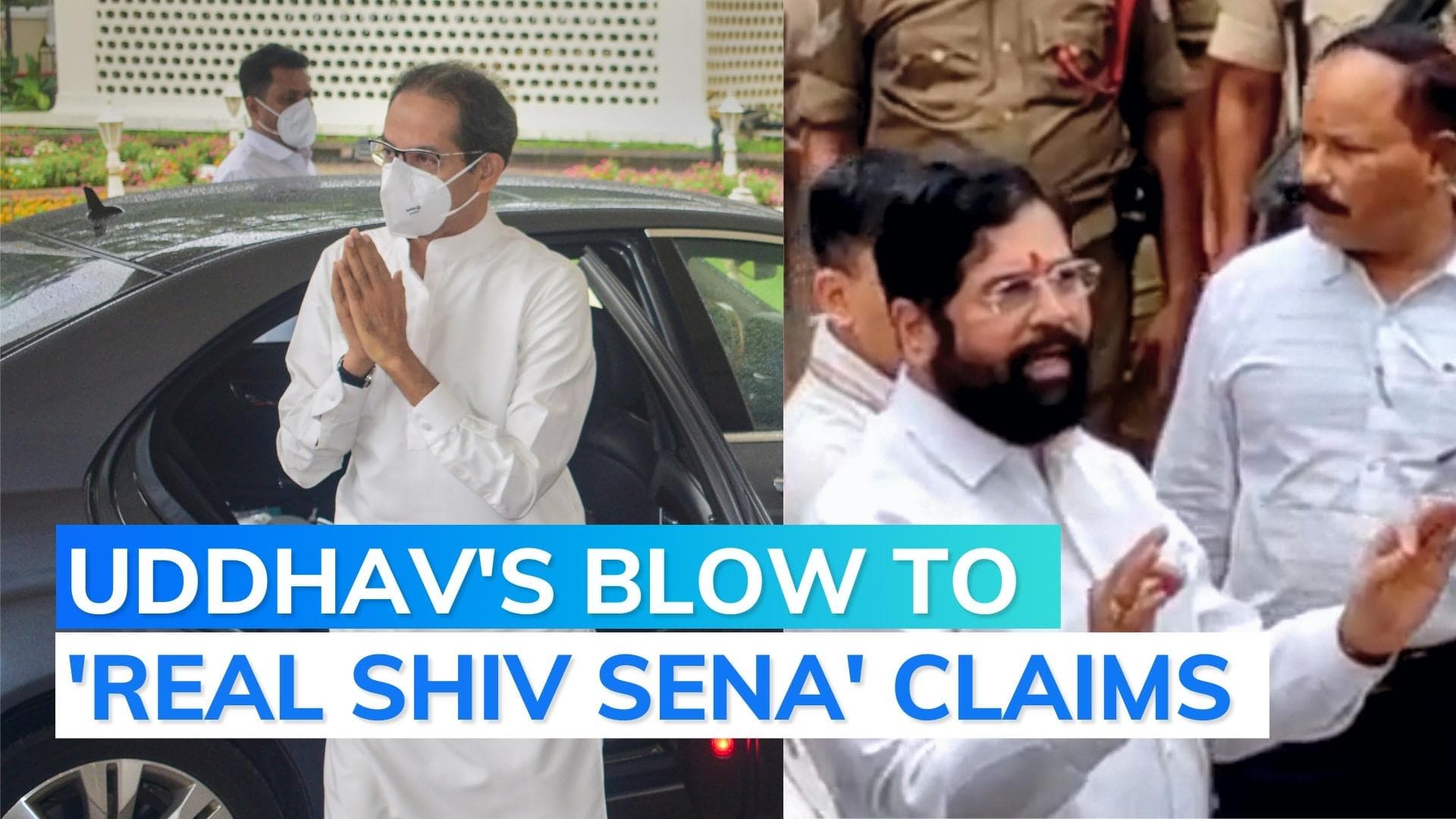  Uddhav Thackeray sacks Eknath Shinde as `Shiv Sena leader'