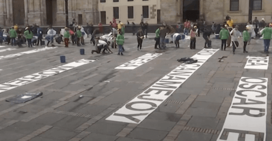 Streets of Colombia are filled with names of the dead 