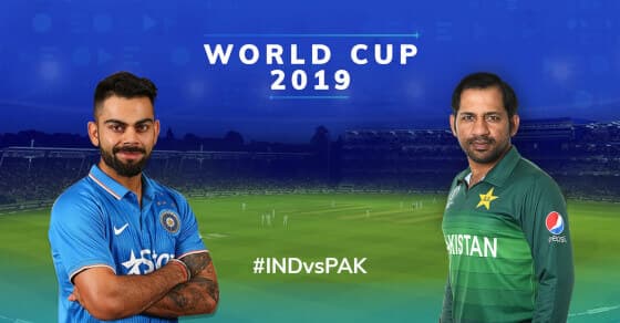 वर्ल्ड कप में इंडिया vs पाकिस्तान