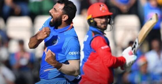 शमी की हैट्रिक ने किया अफगानिस्तान का गेम ओवर 