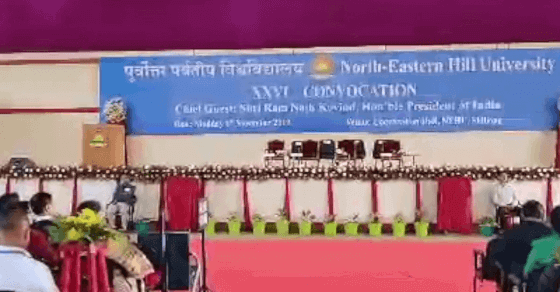 Meghalaya: President Ram Nath Kovind lauds girls’ show at NEHU