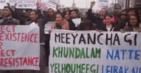 WATCH | Manipur youths hold ‘lyrical’ protest rally against CAA