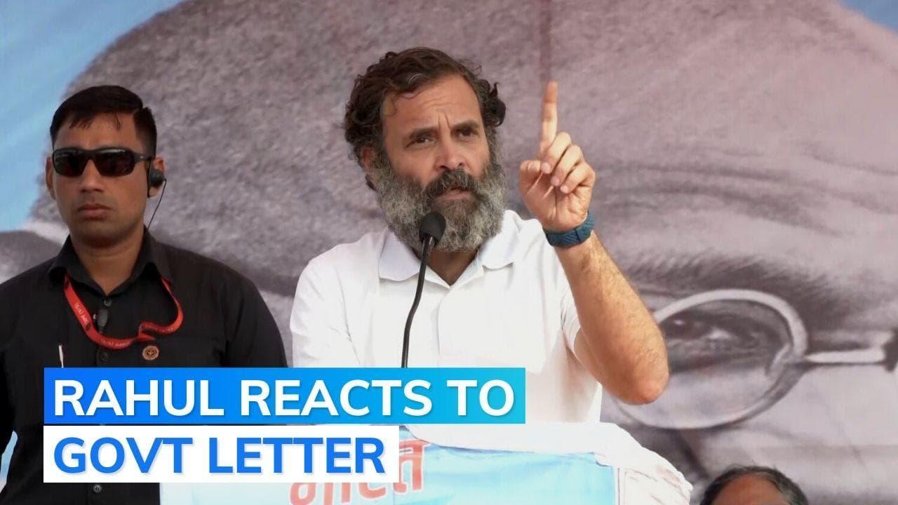 'Just excuses': Rahul Gandhi after govt asks it suspend Bharat Jodo Yatra
