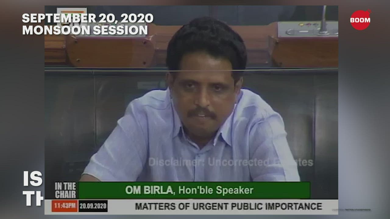 An Indian MP Asks, "Is There No India Below The Vindhyas?" | BOOM