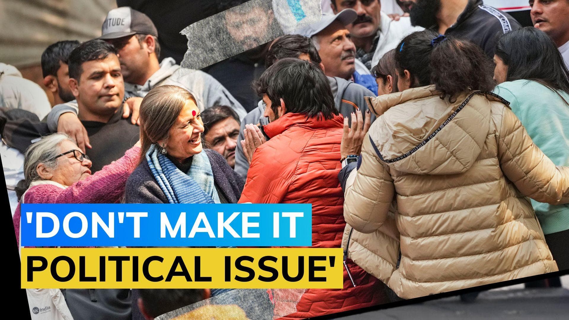 Wrestlers vs Federation: WATCH - CPM leader Brinda Karat asked to leave stage by protesters